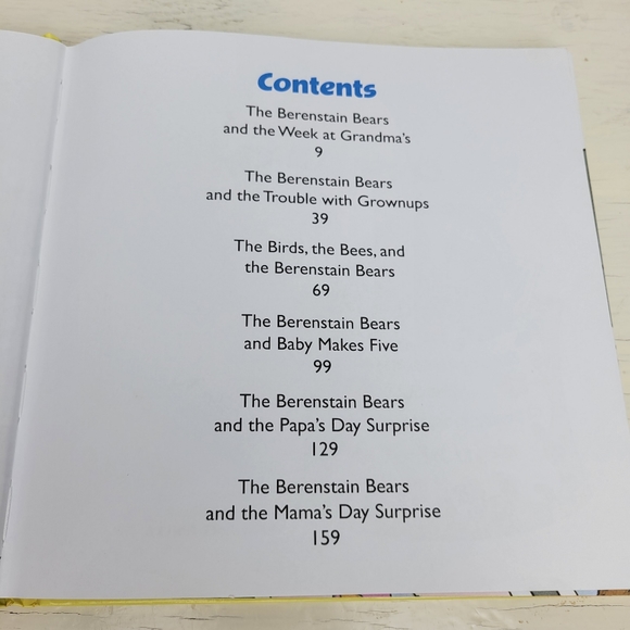 The Berenstain Bears: All in the Family Hardcover Book 6 Wholesome Stories - Picture 7 of 11